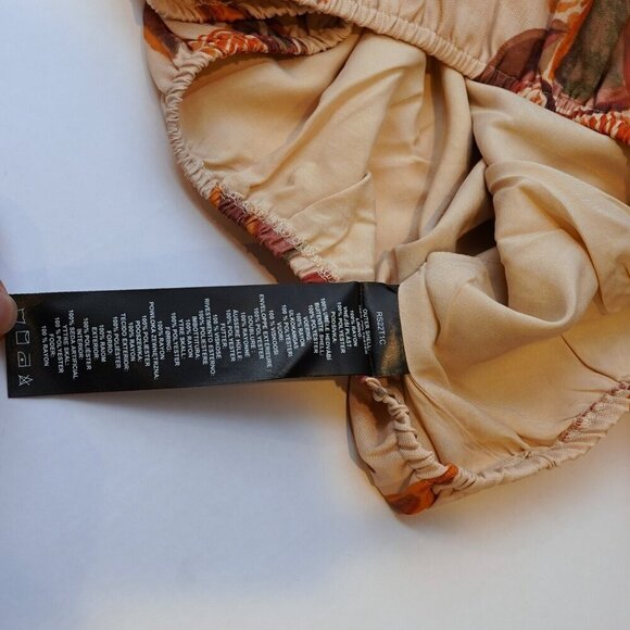 Andrea Iyamah Halima Crop Top Eucalyptus Print - Size Medium - NWT - Picture 5 of 6